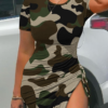 Camouflage Print Dress